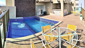 Outdoor pool, pool umbrellas, sun loungers - Vacanze - Gales da Pajuçara (Maceió)