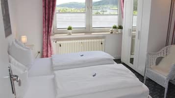 Iron/ironing board, free cots/infant beds, free WiFi, bed sheets