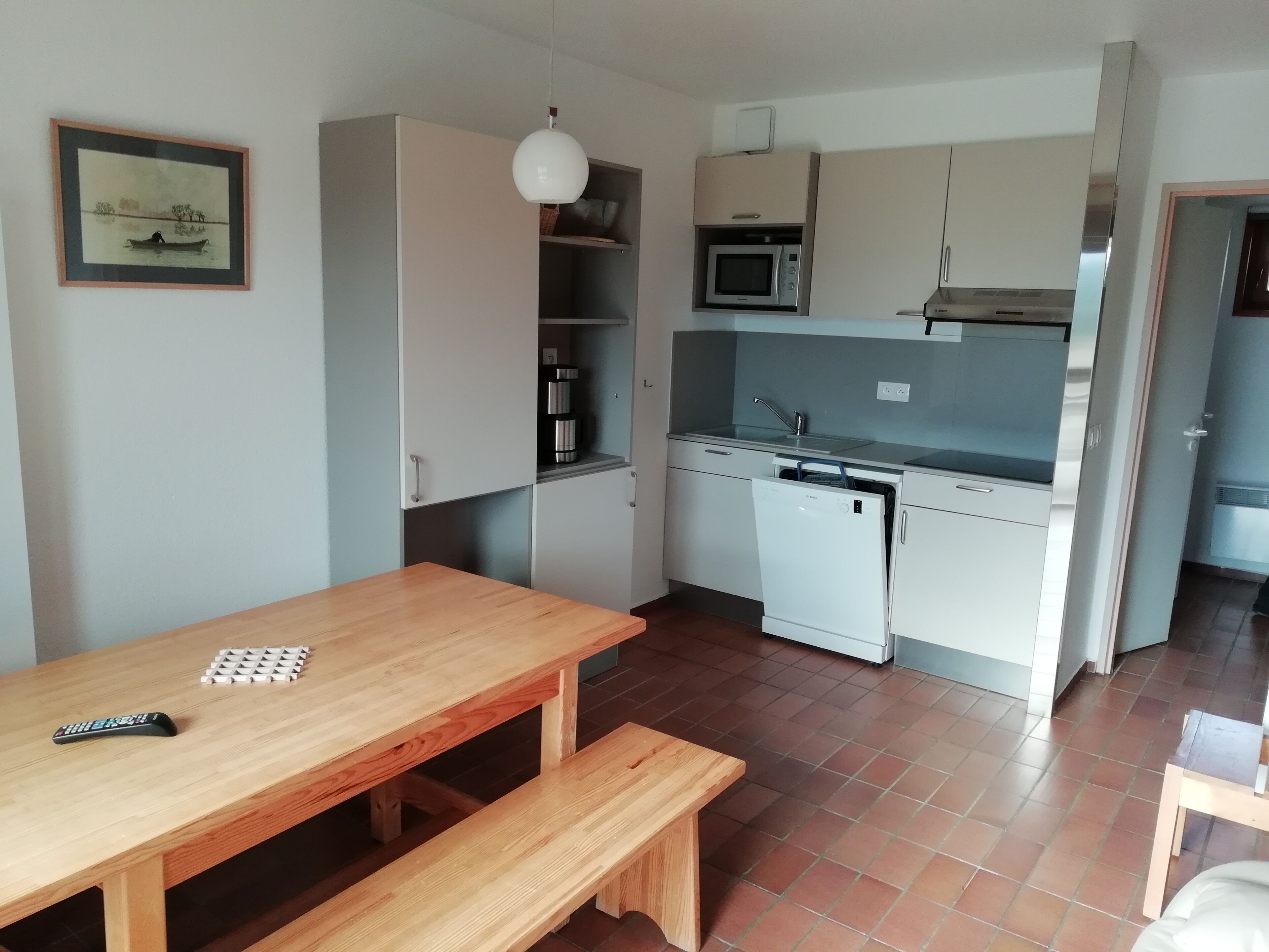 3 Room Apartement 5 People 1 baby Duplex and Balcony | Private kitchen | Fridge, microwave, stovetop, dishwasher
