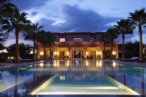 Front of property – evening/night