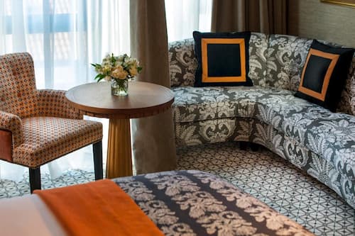 In-room safe, desk, laptop workspace, blackout drapes