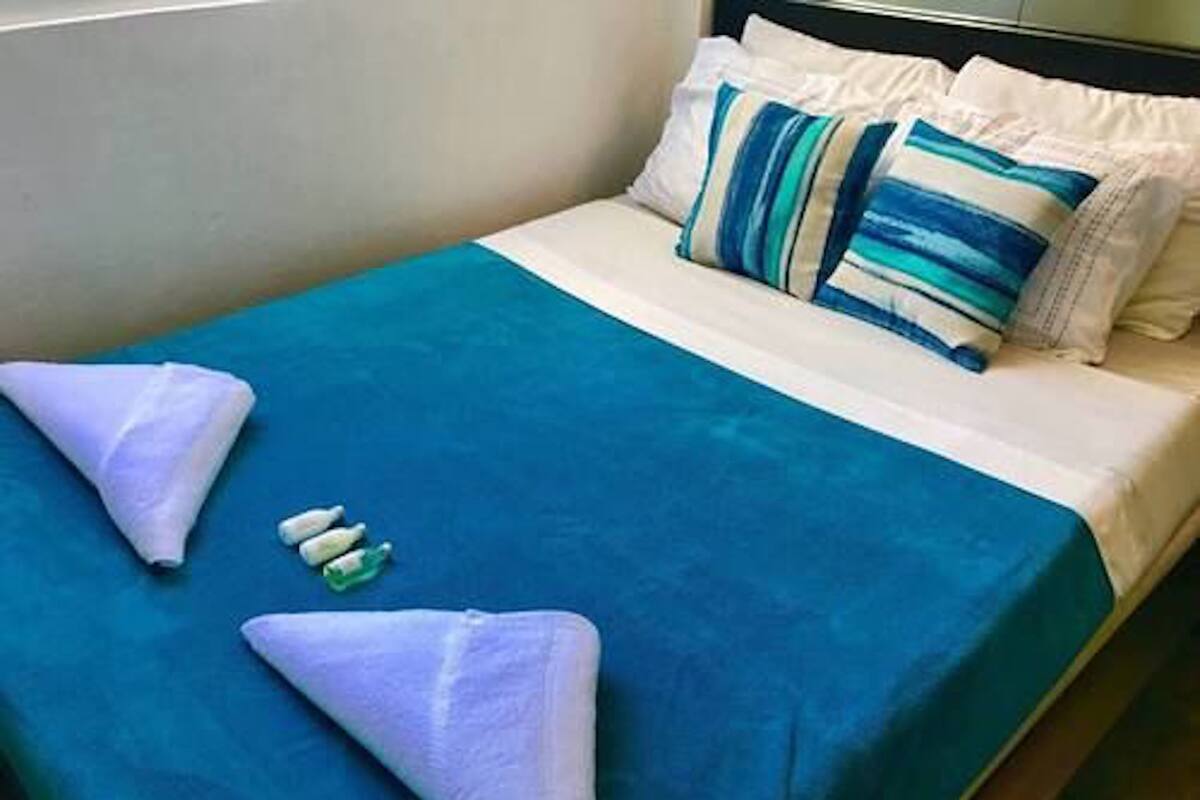 Comfort Studio, 1 Double Bed, Kitchen, Ocean View | Iron/ironing board, free WiFi, bed sheets