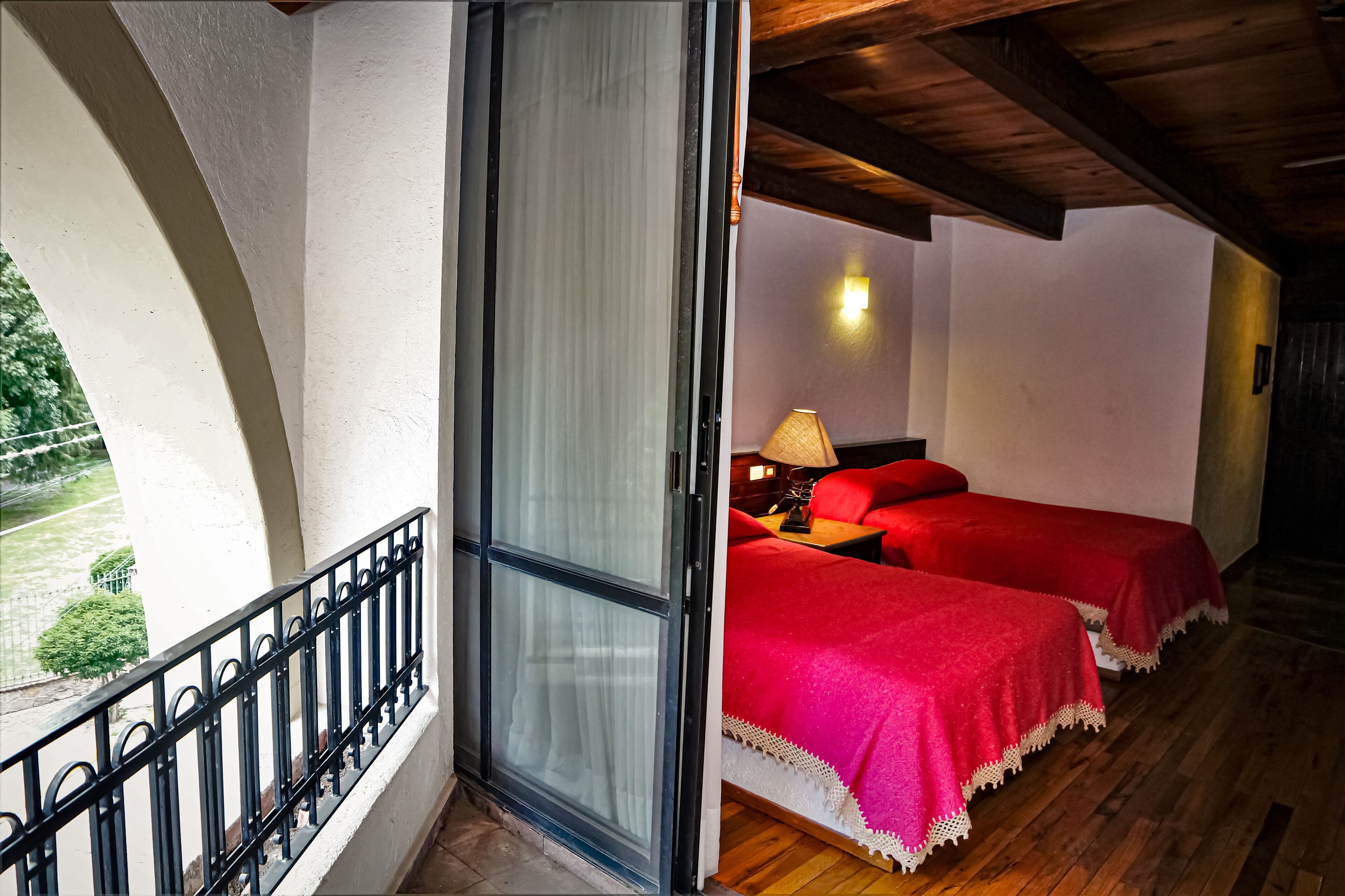 superior double room, 2 double beds | 1 bedroom, desk, laptop workspace, iron/ironing board