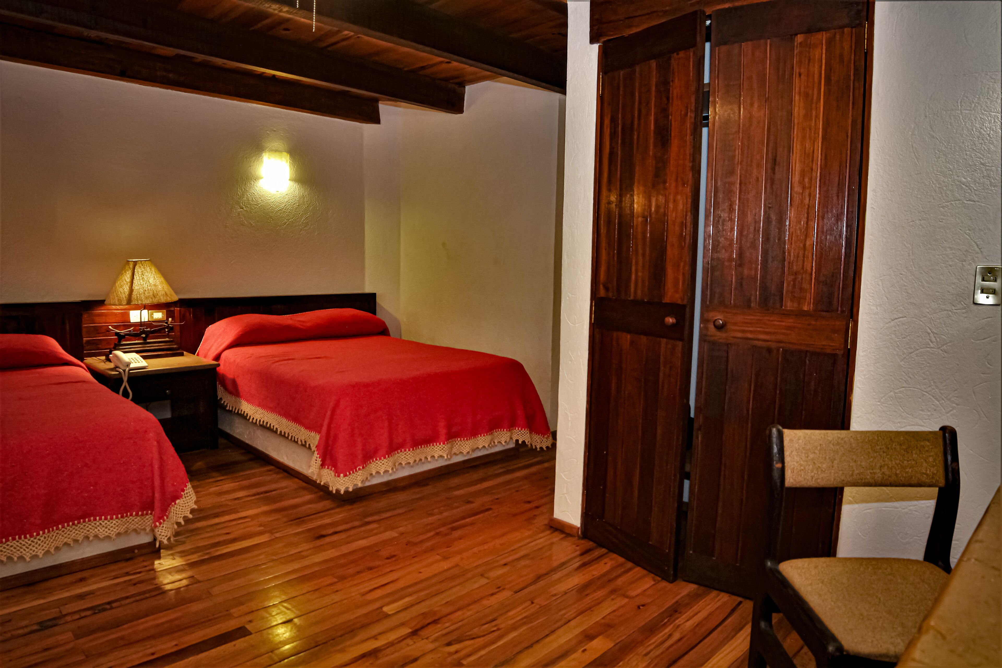 superior double room, 2 double beds | 1 bedroom, desk, laptop workspace, iron/ironing board