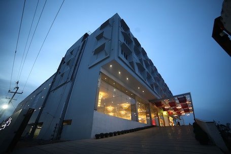 Front of property - evening/night