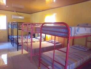 Shared Dormitory, Multiple Beds (Up to 10 people) | Iron/ironing board, free WiFi, bed sheets - Oceans Hostal (Hicaco)