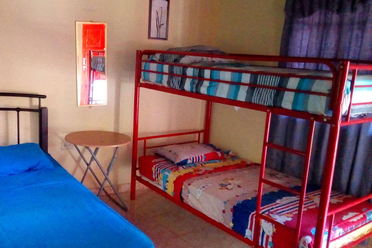 Family Room, Multiple Beds, Non Smoking | Iron/ironing board (on request), WiFi (free), bed sheets
