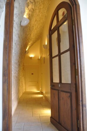 Interior entrance