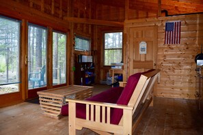 Interior - Secluded And Rustic Island Cabin On The Bold And Rocky Penobscot Bay Coast... (Islesboro)