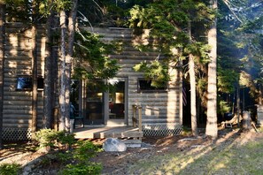 Exterior detail - Secluded And Rustic Island Cabin On The Bold And Rocky Penobscot Bay Coast... (Islesboro)