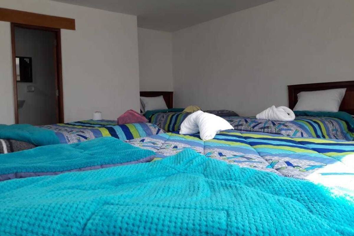 Quarto família, várias camas | Cortinas blackout, Wi-Fi de cortesia
