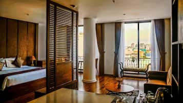 1 habitación, minibar, caja de seguridad en la habitación y escritorio