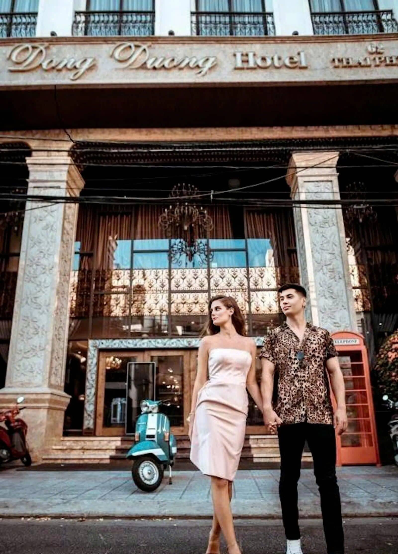 Façade de l’hébergement