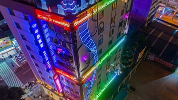 Front of property – evening/night