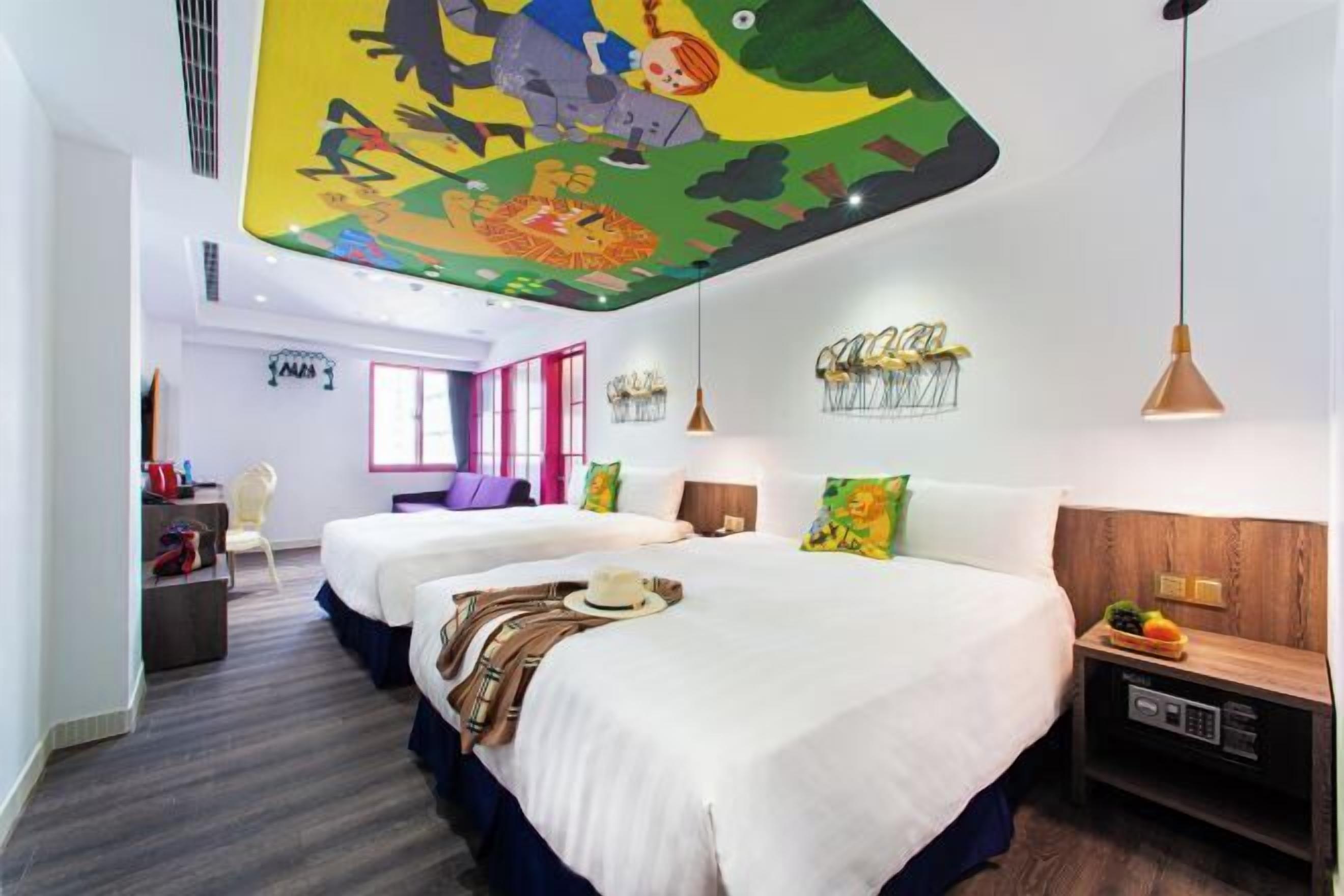 Premium bedding, down duvets, in-room safe, individually decorated