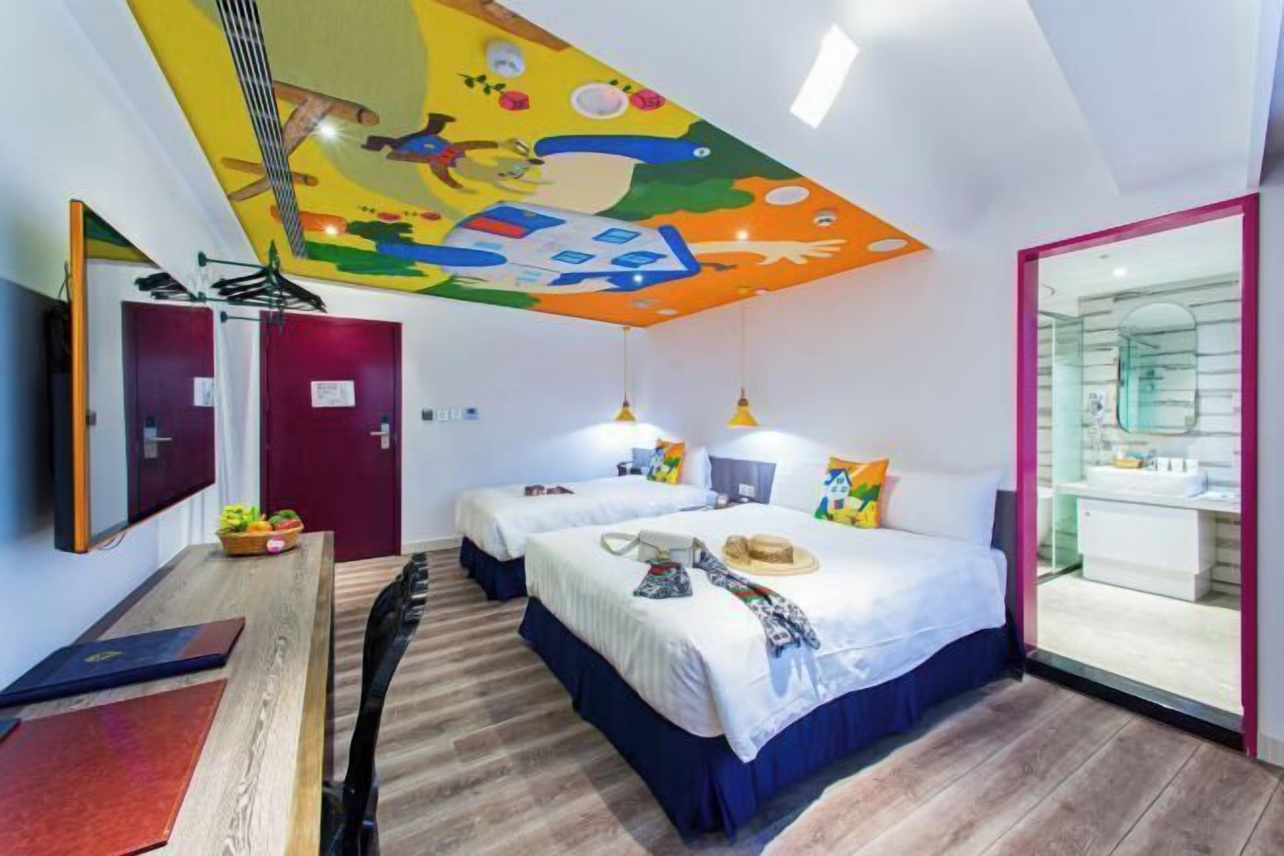 Premium bedding, down duvets, in-room safe, individually decorated