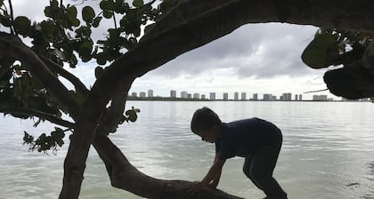 Large lock off room on the backside of our home, 2 miles from beaches. US1&PGA