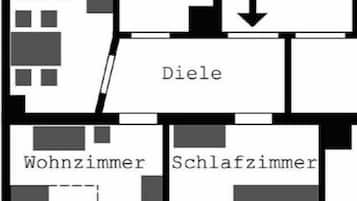 Apartment, 1 Bedroom | Floor plan