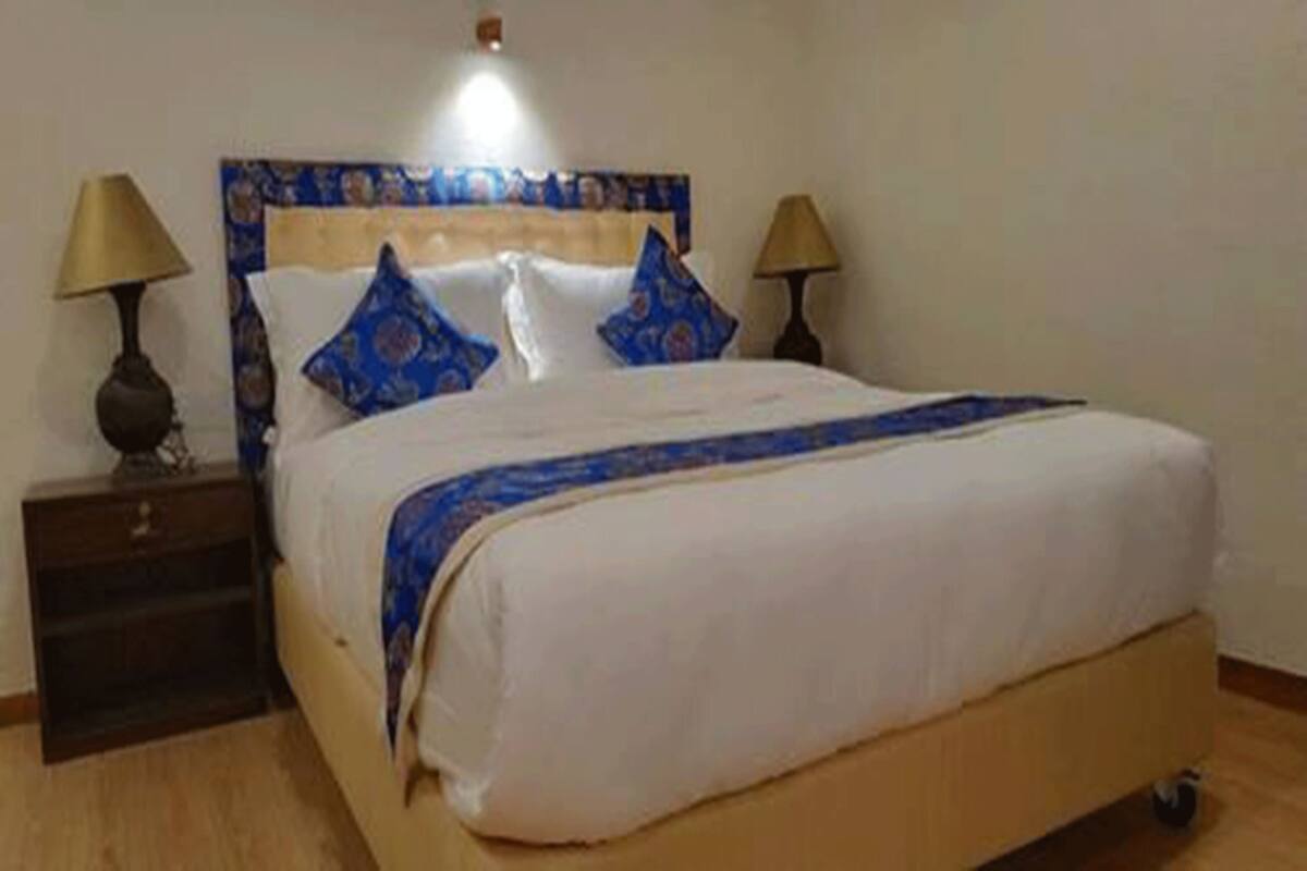 Down duvets, memory-foam beds, desk, soundproofing