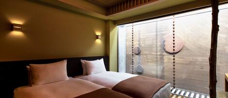 Down duvets, in-room safe, individually decorated