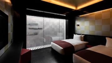 1 chambre, couette en duvet d'oie, coffres-forts dans les chambres
