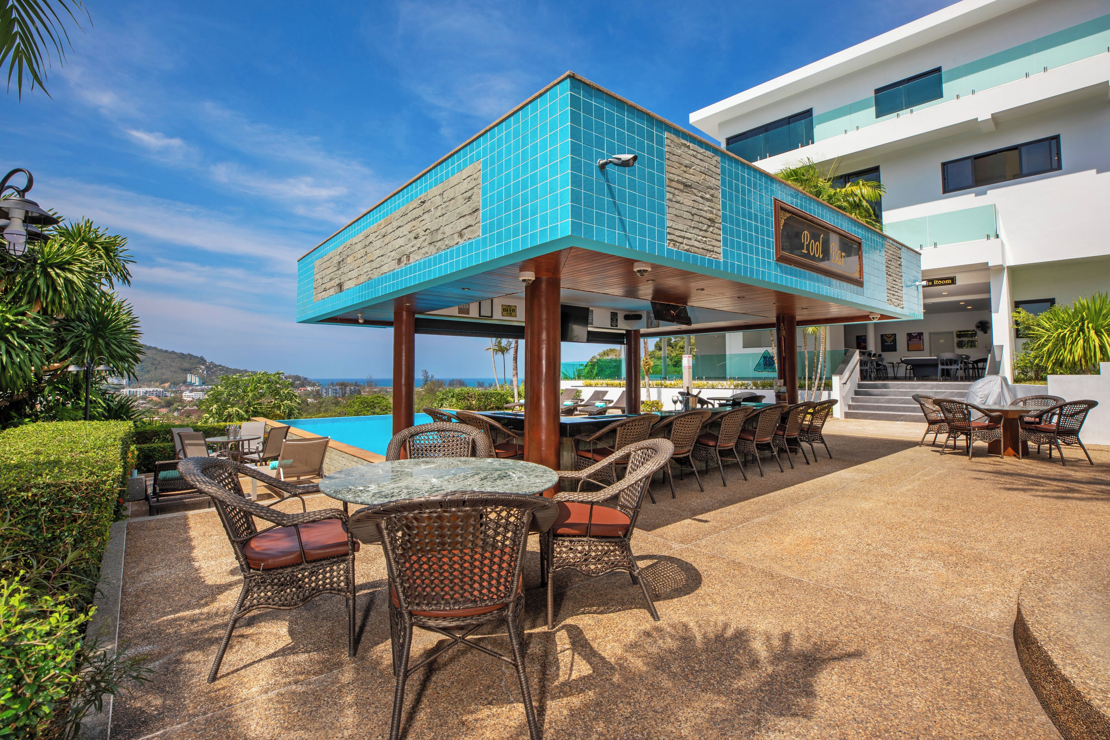 2 outdoor pools, pool umbrellas, sun loungers