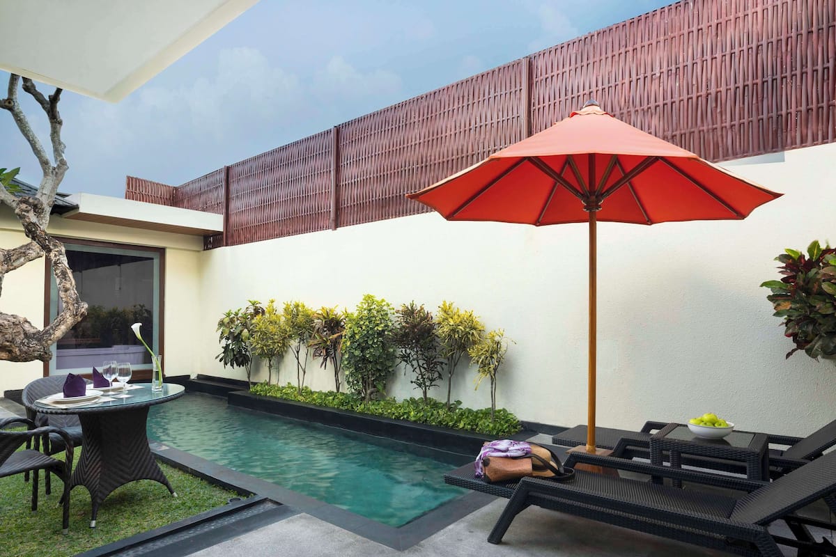 One Bedroom Pool Villa | 1 bedroom, minibar, in-room safe, desk
