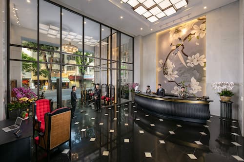 Sala de estar en el lobby