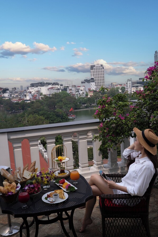 Terrace/patio - The Oriental Jade Hotel (Hanoi)