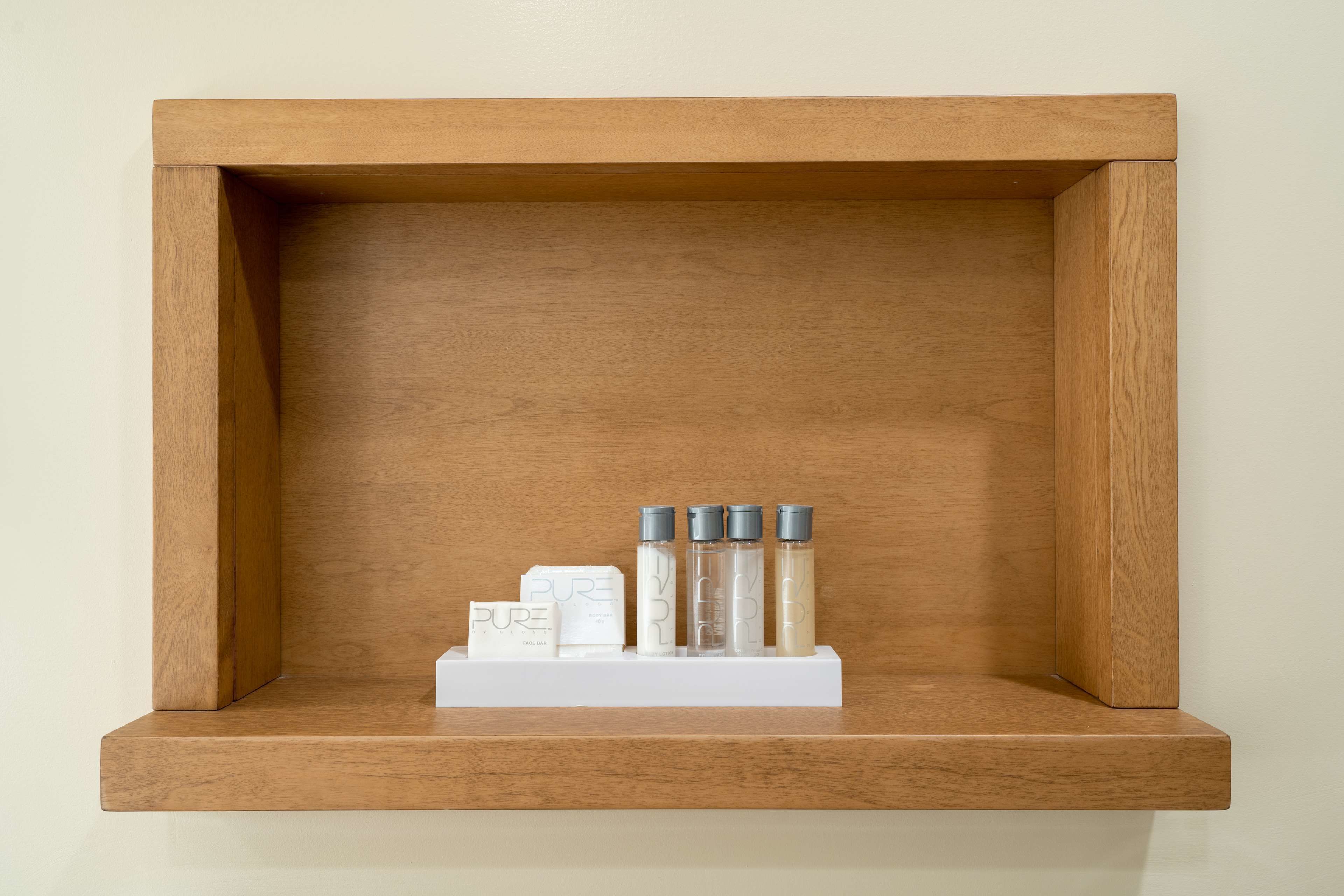 free toiletries, hair dryer, towels, soap