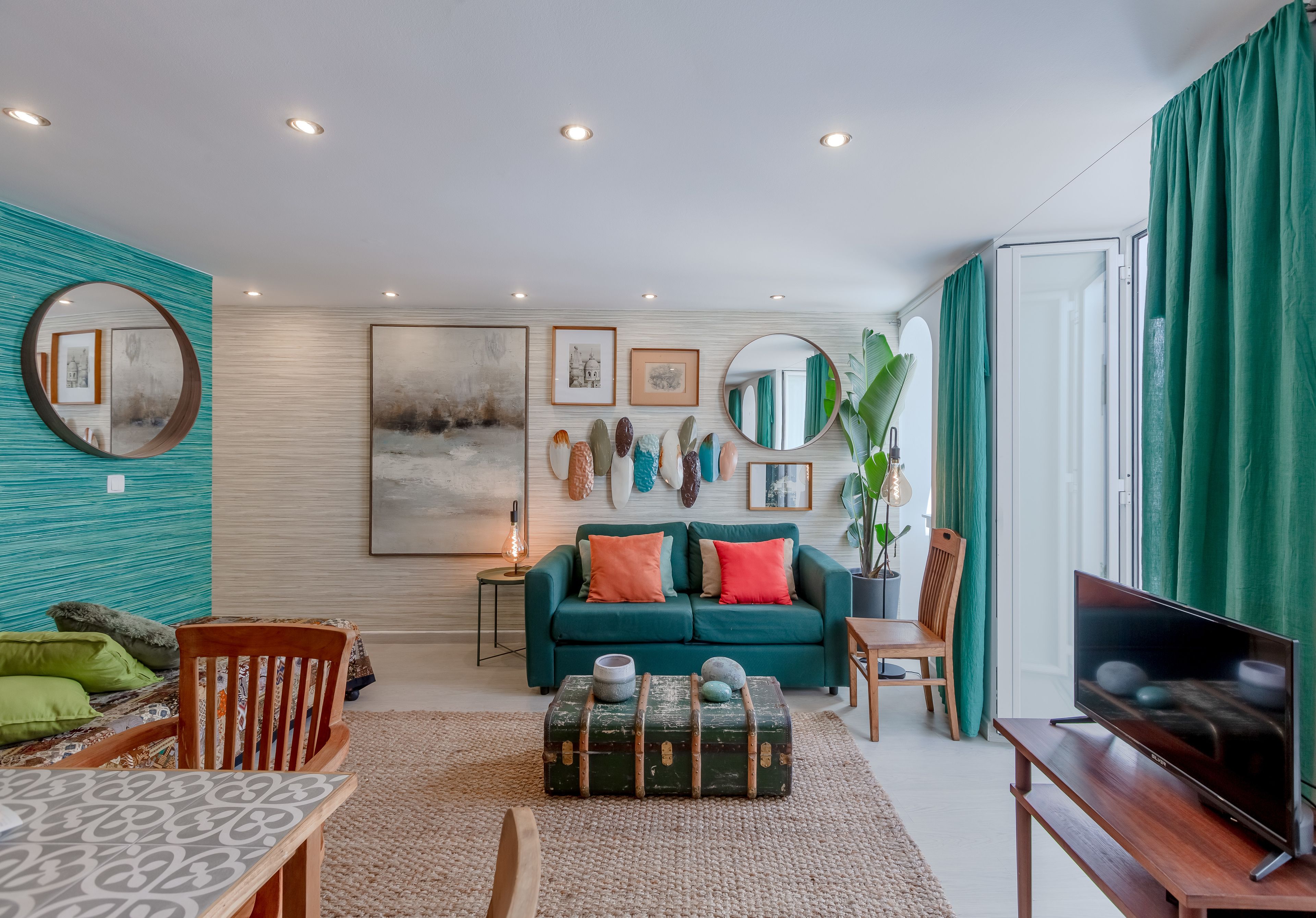 Apartment, 2 Bedrooms, Terrace | Living area