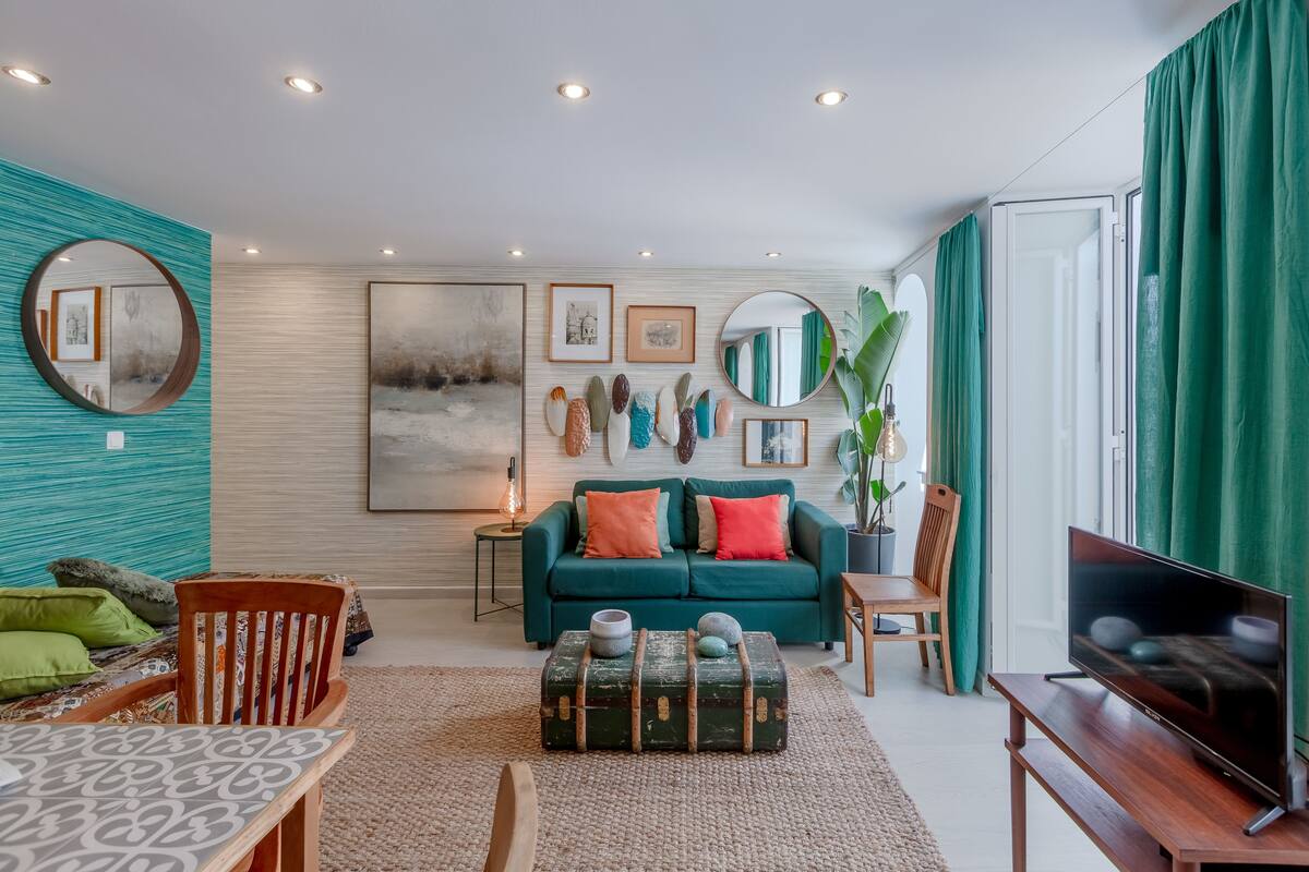 Apartment, 2 Bedrooms, Terrace | Living area
