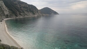 Beach nearby, sun-loungers