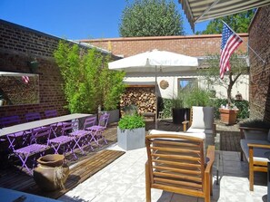 Terrace/patio - Chambres et Table d'hôtes La Belle Lensoise (Lens)