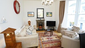 House (2 Bedrooms) | Living area | TV - Victoria Street 34, Flat 3 (Tenby)