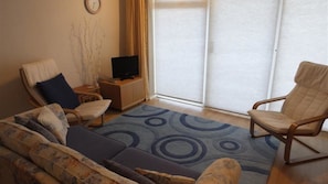 House (1 Bedroom) | Living area | TV - Strandways Court 12A (Saundersfoot)
