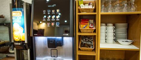 Daily buffet breakfast (EUR 8 per person)