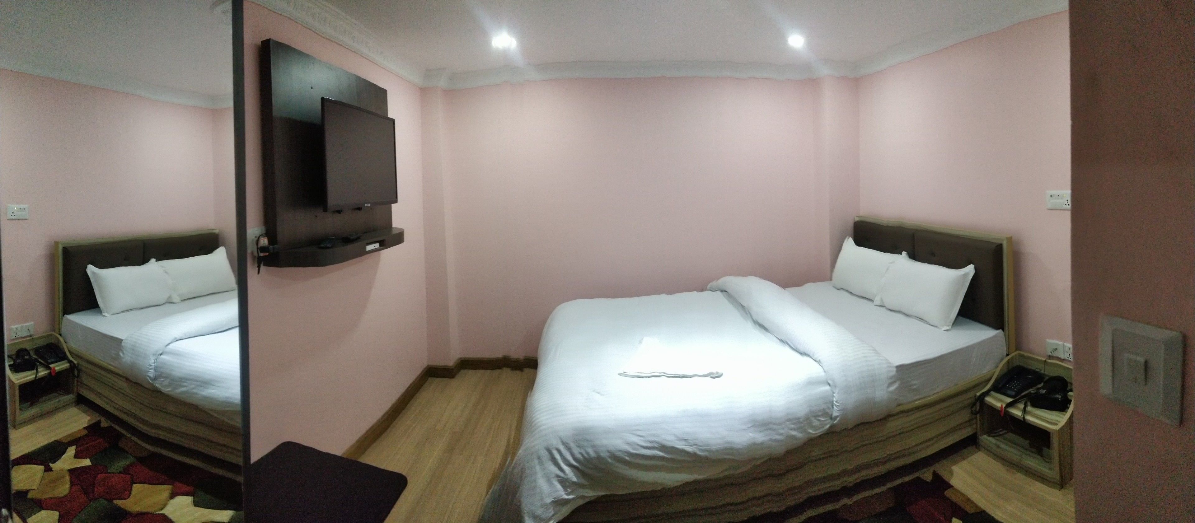 standard double or twin room | blackout curtains, iron/ironing board, free wifi, bed sheets