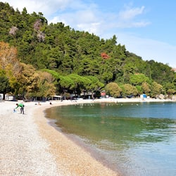 On the beach
