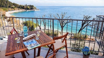 Apartment, Balkon, Meerblick | Ausblick vom Zimmer