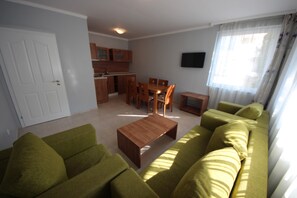 Apartment, 2 Bedrooms | Living area | TV - Menada Apartments in Azzuro Hotel (Sunny Beach)