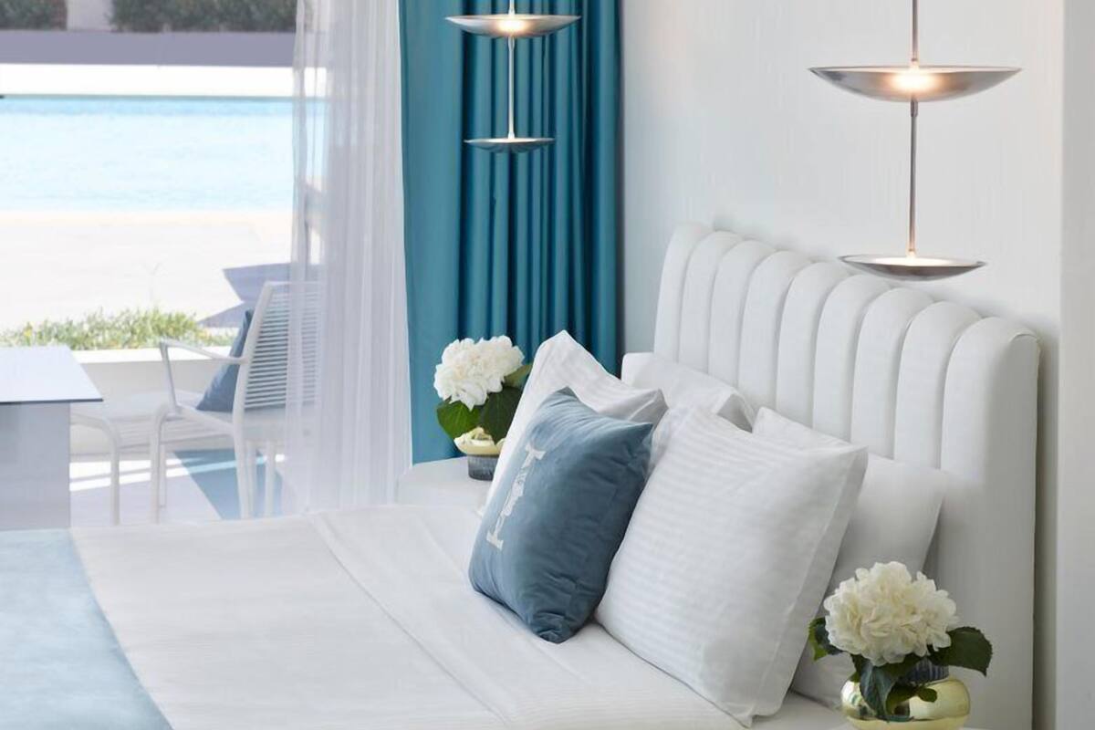 Silver Family Two Bedroom Land View | Draps en coton égyptien, literie de qualité supérieure