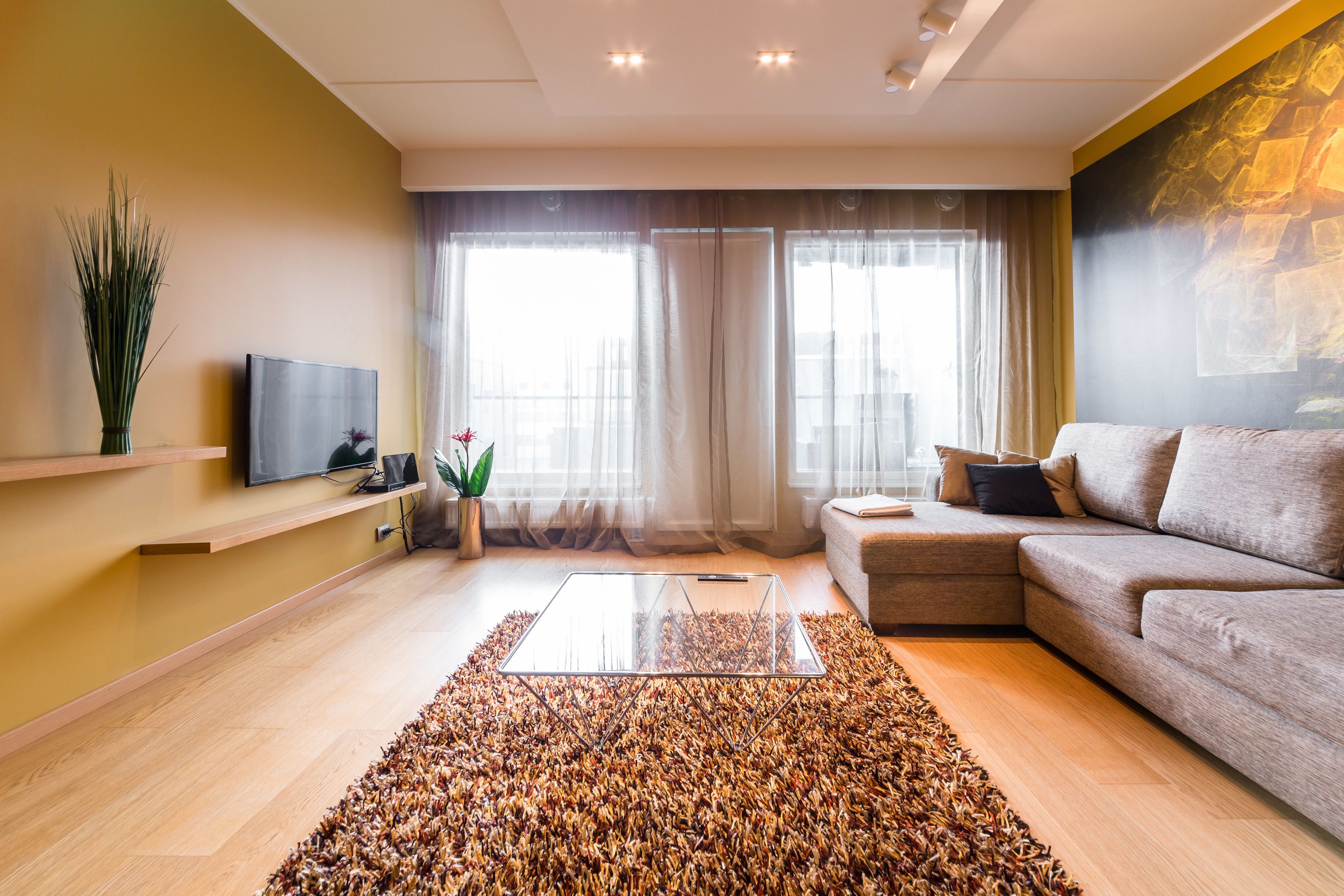 Căn hộ Deluxe | Phòng khách | TV LCD 