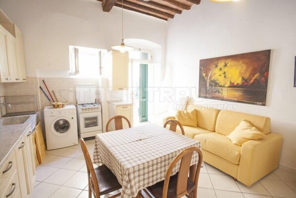 Apartment, 1 Bedroom | Living area | LCD TV