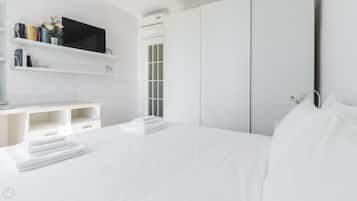 Appartement (1 Bedroom) | 1 slaapkamer, een strijkplank/strijkijzer, babybedden (toeslag)