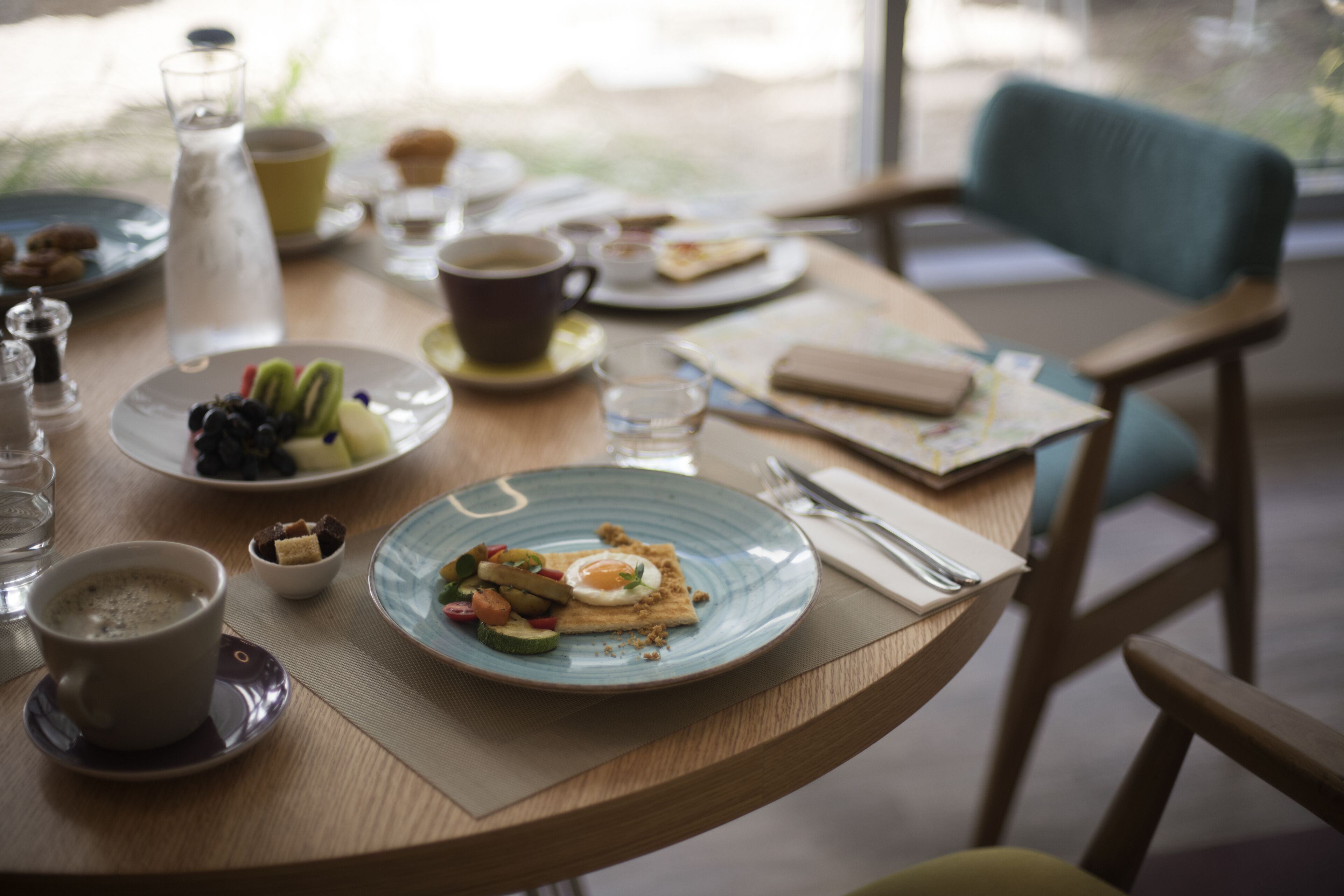 daily buffet breakfast (eur 15 per person)