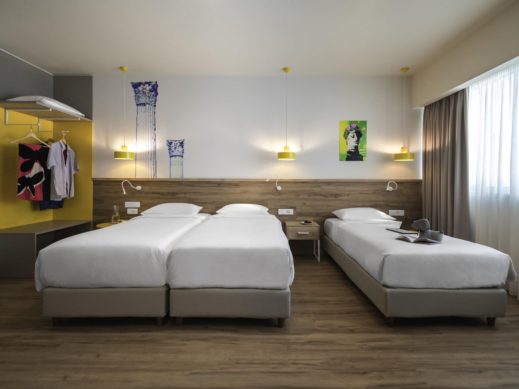 Habitación familiar, 2 camas matrimoniales | Ropa de cama hipoalergénica y camas con pillow-top 