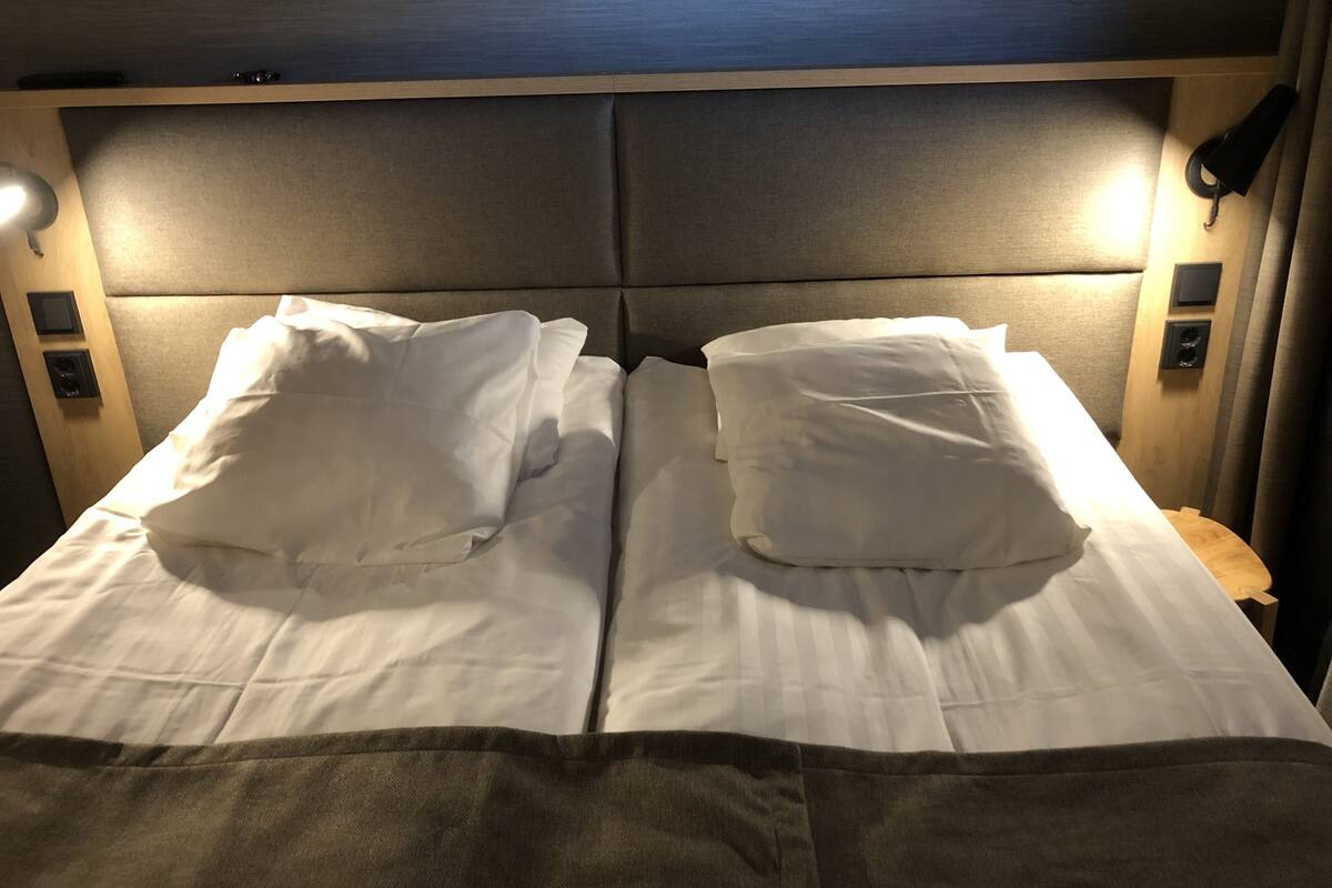 basic double or twin room | blackout curtains, soundproofing, iron/ironing board, free wifi