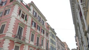 A row of multi-story buildings with classic architectural style, featuring balconies and large windows. - Appartamento Capo D'Africa 30 (Rome)