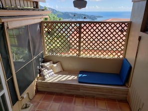Deluxe Apartment, Multiple Beds, Ocean View, Sea Facing, Apt#1 | Terrace/patio